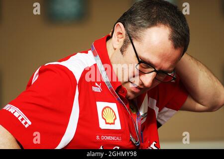 Stefano Domenicali (ITA) Ferrari Directeur général. 19.04.2012. Championnat du monde de Formule 1, Rd 4, Grand Prix de Bahreïn, Sakhir, Bahreïn, Journée de préparation Banque D'Images