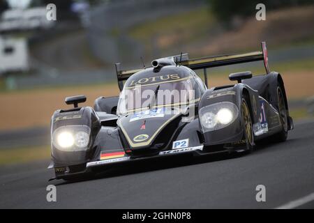 31 LOTUS T. Holzer / M. Schultis / L. Moro / R. van der Zand LOLA B12/80 coupe - Lotus 03.06.2012. Le Mans Testing, FIA World Endurance Championship, le Mans, France - www.xpbimages.com, email: requests@xpbimages.com - copie de la publication requise pour les photos imprimées. Chaque image utilisée est payante. Â‚© Copyright: XPB Images Banque D'Images