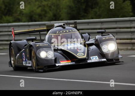 31 LOTUS T. Holzer / M. Schultis / L. Moro / R. van der Zand LOLA B12/80 coupe - Lotus 03.06.2012. Le Mans Testing, FIA World Endurance Championship, le Mans, France - www.xpbimages.com, email: requests@xpbimages.com - copie de la publication requise pour les photos imprimées. Chaque image utilisée est payante. Â‚© Copyright: XPB Images Banque D'Images