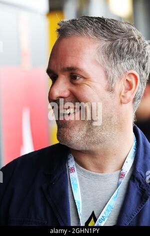 Chris Moyles (GBR) radio 1 DJ. 07.07.2012. Championnat du monde de Formule 1, Rd 9, Grand Prix de Grande-Bretagne, Silverstone, Angleterre, Jour de qualification Banque D'Images