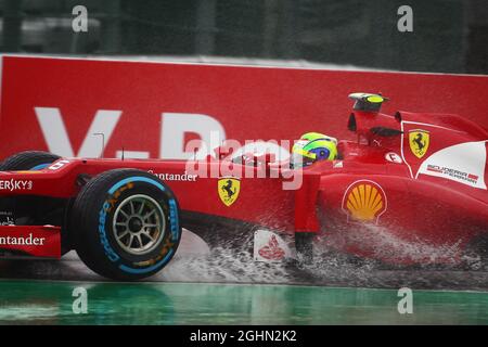 Felipe Massa (BRA) Ferrari F2012. 31.08.2012. Formula 1 World Championship, Rd 12, Grand Prix de Belgique, Spa Francorchamps, Belgique, Journée d'entraînement Banque D'Images