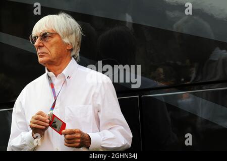 Bernie Ecclestone (GBR) CEO Formula One Group (FOM). 08.09.2012. Championnat du monde de Formule 1, Rd 13, Grand Prix d'Italie, Monza, Italie, Jour de qualification Banque D'Images