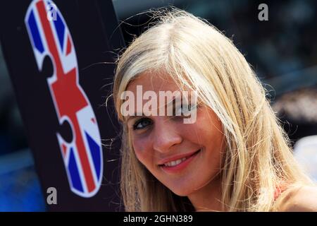 Fille grille. 09.09.2012. Championnat du monde de Formule 1, Rd 13, Grand Prix d'Italie, Monza, Italie, Jour de la course Banque D'Images