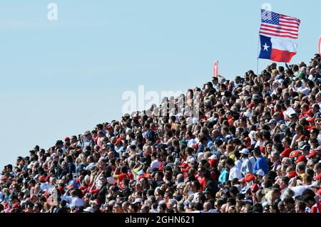 Ventilateurs. 18.11.2012. Formula 1 World Championship, Rd 19, États-Unis Grand Prix, Austin, Texas, États-Unis, Race Day. Banque D'Images