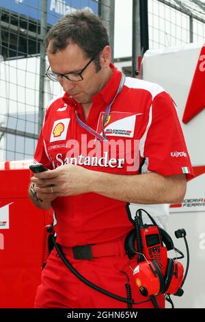 Stefano Domenicali (ITA) Ferrari Directeur général. 24.11.2012. Championnat du monde de Formule 1, Rd 20, Grand Prix brésilien, Sao Paulo, Brésil, Jour de qualification. Banque D'Images