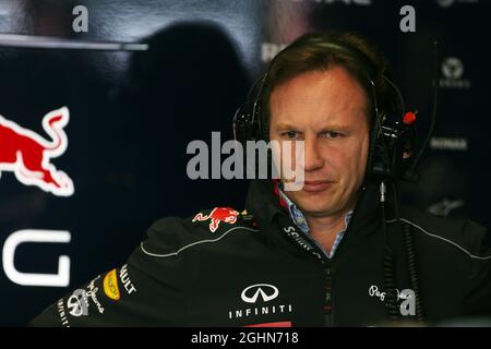 Christian Horner (GBR) Directeur de l'équipe Red Bull Racing. 19.02.2013. Test de Formule 1, première journée, Barcelone, Espagne. Banque D'Images