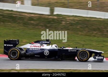 Valtteri Bottas (fin) Williams FW35. 21.02.2013. Test de Formule 1, troisième jour, Barcelone, Espagne. Banque D'Images