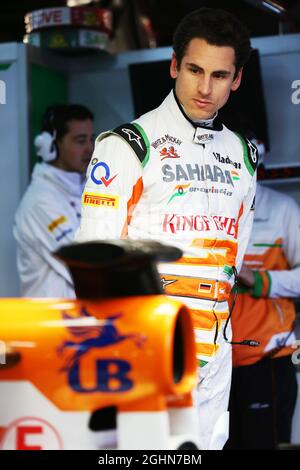 Adrian Sutil (GER) Sahara Force Inde F1. 01.03.2013. Test de Formule 1, deuxième jour, Barcelone, Espagne. Banque D'Images