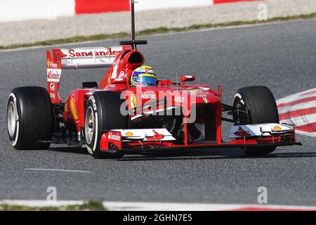 Felipe Massa (BRA) Ferrari F138. 02.03.2013. Test de Formule 1, troisième jour, Barcelone, Espagne. Banque D'Images