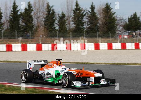 Adrian Sutil (GER) Sahara Force India VJM06. 03.03.2013. Test de Formule 1, quatrième jour, Barcelone, Espagne. Banque D'Images