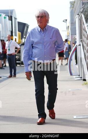 Bernie Ecclestone (GBR). 22.07.2016. Championnat du monde de Formule 1, Rd 11, Grand Prix de Hongrie, Budapest, Hongrie, Journée d'entraînement. Le crédit photo doit être lu : images XPB/Press Association. Banque D'Images