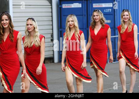 Grille pour filles. 30.07.2016. Championnat du monde de Formule 1, Rd 12, Grand Prix d'Allemagne, Hockenheim, Allemagne, Jour de qualification. Le crédit photo doit être lu : images XPB/Press Association. Banque D'Images