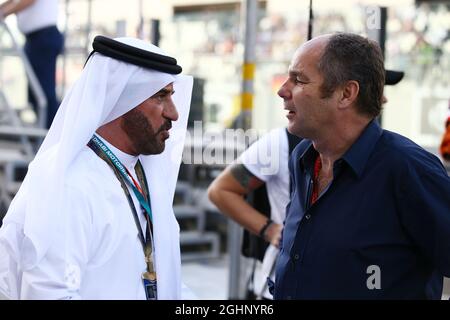 Gerhard Berger (AUT). 27.11.2016. Championnat du monde de Formule 1, Rd 21, Grand Prix d'Abu Dhabi, circuit Yas Marina, Abu Dhabi, jour de la course. Le crédit photo doit être lu : images XPB/Press Association. Banque D'Images