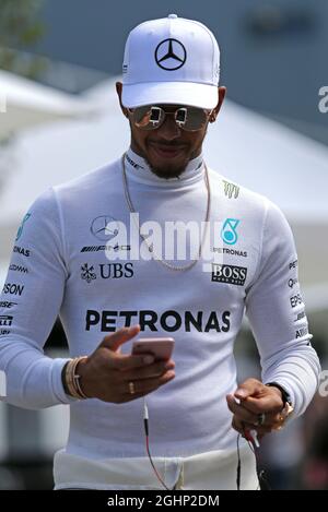 Lewis Hamilton (GBR) Mercedes AMG F1. 23.03.2017. Championnat du monde de Formule 1, Rd 1, Grand Prix d'Australie, Albert Park, Melbourne, Australie, jour de préparation. Le crédit photo doit être lu : images XPB/Press Association. Banque D'Images