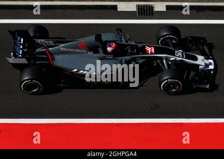 Santino Ferrucci (Etats-Unis) pilote de développement Haas VF-17. 01.08.2017. Test de formule 1, Budapest, Hongrie. Le crédit photo doit être lu : images XPB/Press Association. Banque D'Images