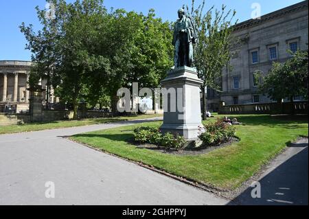 St John's Gardens à Liverpool. Banque D'Images