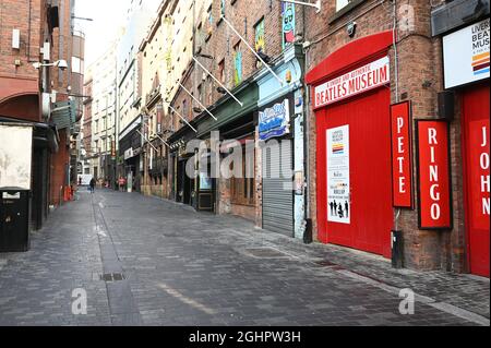 Mathew Street liverpool. Banque D'Images