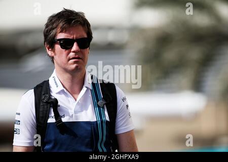 Rob Smedley (GBR) Williams, responsable de la performance des véhicules. 24.11.2017. Formula 1 World Championship, Rd 20, Grand Prix d'Abu Dhabi, circuit Yas Marina, Abu Dhabi, Practice Day. Le crédit photo doit être lu : images XPB/Press Association. Banque D'Images