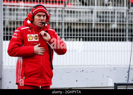 Jock Clear (GBR), Directeur de l'ingénierie Ferrari. 27.02.2018. Test de Formule 1, deuxième jour, Barcelone, Espagne. Mardi. Le crédit photo doit être lu : images XPB/Press Association. Banque D'Images