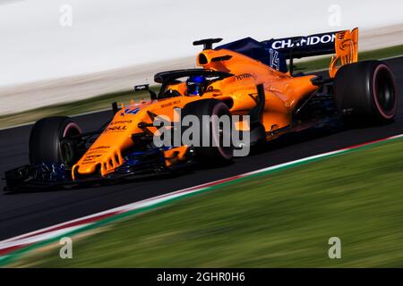 Fernando Alonso (ESP) McLaren MCL33. 07.03.2018. Test de Formule 1, deuxième jour, Barcelone, Espagne. Mercredi. Le crédit photo doit être lu : images XPB/Press Association. Banque D'Images