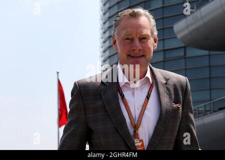 Sean Brilches (États-Unis) Formule 1 Directeur général, opérations commerciales. 15.04.2018. Championnat du monde de Formule 1, Rd 3, Grand Prix de Chine, Shanghai, Chine, Jour de la course. Le crédit photo doit être lu : images XPB/Press Association. Banque D'Images