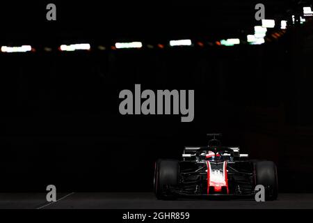 Romain Grosjean (FRA) Haas F1 Team VF-18. 24.05.2018. Championnat du monde de Formule 1, Rd 6, Grand Prix de Monaco, Monte Carlo, Monaco, Journée d'entraînement. Le crédit photo doit être lu : images XPB/Press Association. Banque D'Images