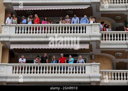 Ventilateurs. 27.05.2018. Championnat du monde de Formule 1, Rd 6, Grand Prix de Monaco, Monte Carlo, Monaco, Jour de la course. Le crédit photo doit être lu : images XPB/Press Association. Banque D'Images