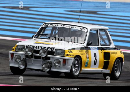 Jean Ragnotti (FRA) Rally Driver et Renault Ambassador - Renault Classic car passion Parade. 24.06.2018. Championnat du monde de Formule 1, Rd 8, Grand Prix de France, Paul Ricard, France, Jour de la course. Le crédit photo doit être lu : images XPB/Press Association. Banque D'Images