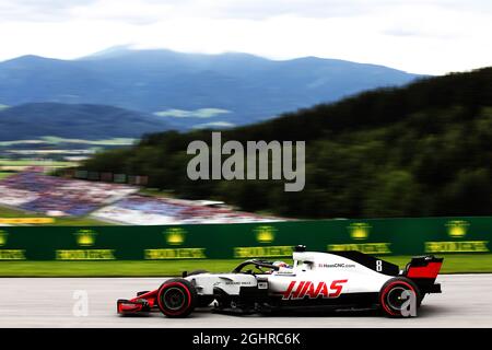 Romain Grosjean (FRA) Haas F1 Team VF-18. 29.06.2018. Championnat du monde de Formule 1, Rd 9, Grand Prix d'Autriche, Spielberg, Autriche, Journée d'entraînement. Le crédit photo doit être lu : images XPB/Press Association. Banque D'Images