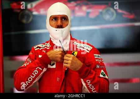 Sebastian Vettel (GER) Ferrari. 29.06.2018. Championnat du monde de Formule 1, Rd 9, Grand Prix d'Autriche, Spielberg, Autriche, Journée d'entraînement. Le crédit photo doit être lu : images XPB/Press Association. Banque D'Images