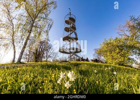 Tour Killesberg dans le parc Killesberg Heights, Killesberg, Stuttgart, Bade-Wurtemberg, Allemagne Banque D'Images