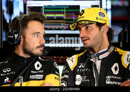 Carlos Sainz Jr (ESP) Renault Sport F1 Team. 25.08.2018. Formula 1 World Championship, Rd 13, Grand Prix de Belgique, Spa Francorchamps, Belgique, Jour de qualification. Le crédit photo doit être lu : images XPB/Press Association. Banque D'Images