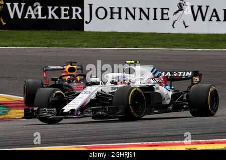 Sergey Sirotkin (RUS) Williams FW41. 26.08.2018. Formula 1 World Championship, Rd 13, Grand Prix de Belgique, Spa Francorchamps, Belgique, Jour de la course. Le crédit photo doit être lu : images XPB/Press Association. Banque D'Images