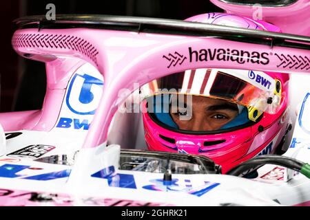 Esteban Ocon (FRA) Racing point Force India F1 VJM11. 01.09.2018. Championnat du monde de Formule 1, Rd 14, Grand Prix d'Italie, Monza, Italie, Jour de qualification. Le crédit photo doit être lu : images XPB/Press Association. Banque D'Images