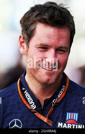 Rob Smedley (GBR) Williams, responsable de la performance des véhicules. 13.09.2018. Formula 1 World Championship, Rd 15, Grand Prix de Singapour, Marina Bay Street circuit, Singapour, jour de préparation. Le crédit photo doit être lu : images XPB/Press Association. Banque D'Images