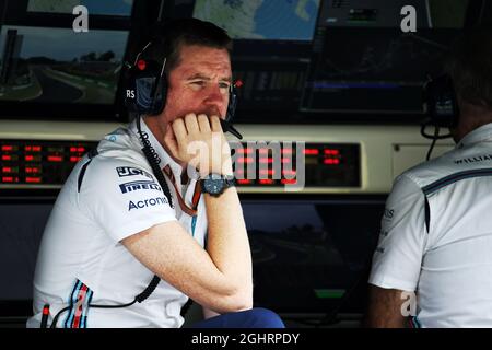 Rob Smedley (GBR) Williams, responsable de la performance des véhicules. 05.10.2018. Championnat du monde de Formule 1, Rd 17, Grand Prix japonais, Suzuka, Japon, Journée d'entraînement. Le crédit photo doit être lu : images XPB/Press Association. Banque D'Images