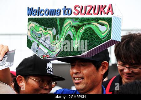 Ventilateurs et atmosphère. 06.10.2018. Championnat du monde de Formule 1, Rd 17, Grand Prix japonais, Suzuka, Japon, Jour de qualification. Le crédit photo doit être lu : images XPB/Press Association. Banque D'Images