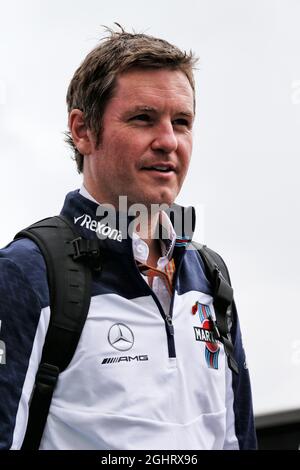 Rob Smedley (GBR) Williams, responsable de la performance des véhicules. 09.11.2018. Championnat du monde de Formule 1, Rd 20, Grand Prix brésilien, Sao Paulo, Brésil, Journée d'entraînement. Le crédit photo doit être lu : images XPB/Press Association. Banque D'Images