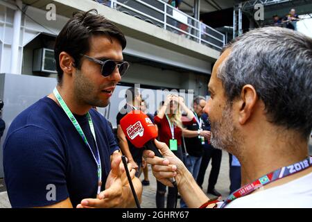 Kaka (BRA) ancien joueur de football. 11.11.2018. Championnat du monde de Formule 1, Rd 20, Grand Prix brésilien, Sao Paulo, Brésil, Jour de la course. Le crédit photo doit être lu : images XPB/Press Association. Banque D'Images