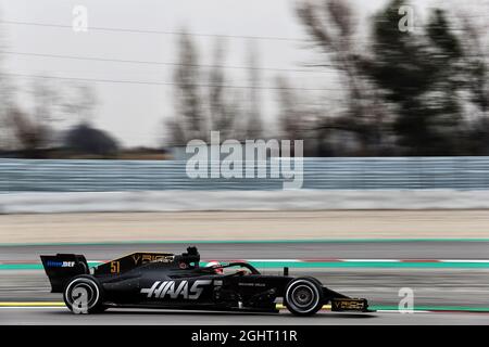 Kevin Magnussen (DEN) Haas VF-19. 20.02.2019. Test de Formule 1, troisième jour, Barcelone, Espagne. Mercredi. Le crédit photo doit être lu : images XPB/Press Association. Banque D'Images