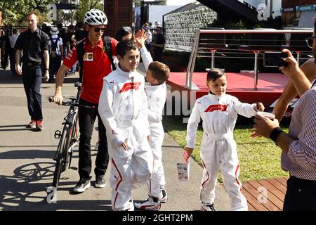 Sebastian Vettel (GER) Ferrari. 17.03.2019. Championnat du monde de Formule 1, Rd 1, Grand Prix d'Australie, Albert Park, Melbourne, Australie, jour de la course. Le crédit photo doit être lu : images XPB/Press Association. Banque D'Images