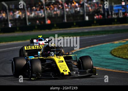 Daniel Ricciardo (AUS) Renault F1 Team RS19. 17.03.2019. Championnat du monde de Formule 1, Rd 1, Grand Prix d'Australie, Albert Park, Melbourne, Australie, jour de la course. Le crédit photo doit être lu : images XPB/Press Association. Banque D'Images