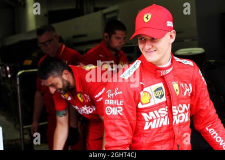 Mick Schumacher (GER) pilote de test Ferrari. 02.04.2019. Test de Formule un, Sakhir, Bahreïn, Tueday. Le crédit photo doit être lu : images XPB/Press Association. Banque D'Images