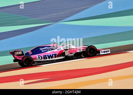 Sergio Perez (MEX) Racing point F1 Team RP19. 03.04.2019. Test de Formule 1, Sakhir, Bahreïn, mercredi. Le crédit photo doit être lu : images XPB/Press Association. Banque D'Images