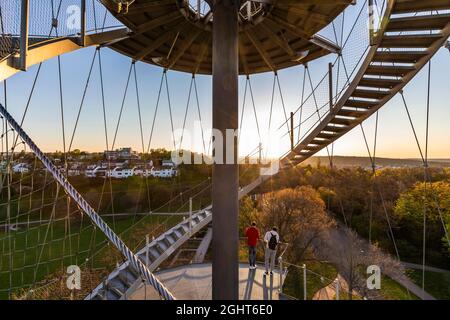 Tour Killesberg dans le parc Killesberg Heights, Killesberg, Stuttgart-Nord, Stuttgart, Bade-Wurtemberg, Allemagne Banque D'Images