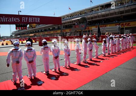 Grille pour enfants. 12.05.2019. Championnat du monde de Formule 1, Rd 5, Grand Prix d'Espagne, Barcelone, Espagne, Jour de la course. Le crédit photo doit être lu : images XPB/Press Association. Banque D'Images