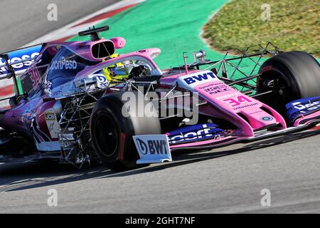 Nick Yelloly (GBR) pilote d'essai RP19 de l'écurie Racing point F1. 14.05.2019. Formule 1 dans les tests de saison, premier jour, Barcelone, Espagne. Mardi. Le crédit photo doit être lu : images XPB/Press Association. Banque D'Images