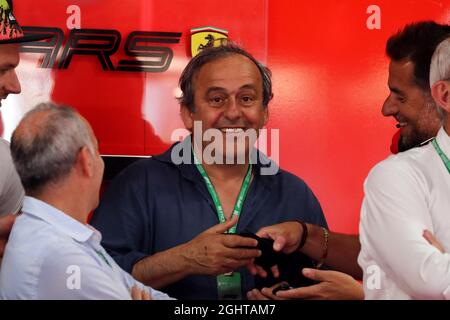 Michel Platini (FRA) ancien joueur de football, responsable et Président de l'UEFA. 22.06.2019. Championnat du monde de Formule 1, Rd 8, Grand Prix de France, Paul Ricard, France, Jour de qualification. Le crédit photo doit être lu : images XPB/Press Association. Banque D'Images