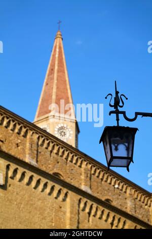 Arezzo Toscane Italie. La Cathédrale (Cattedrale dei Santi Pietro e Donato) Banque D'Images