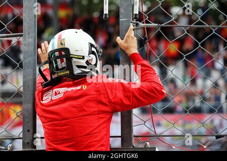 Sebastian Vettel (GER) Ferrari. 06.09.2019. Championnat du monde de Formule 1, Rd 14, Grand Prix d'Italie, Monza, Italie, Journée d'entraînement. Le crédit photo doit être lu : images XPB/Press Association. Banque D'Images